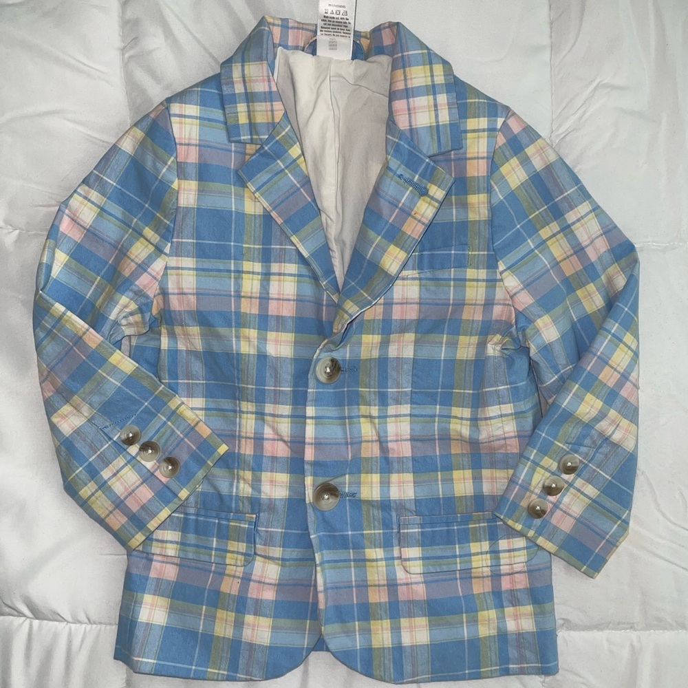 FINAL PRICE Gymboree Boys Long Sleeve Plaid Blazer | Size 3T 🧸